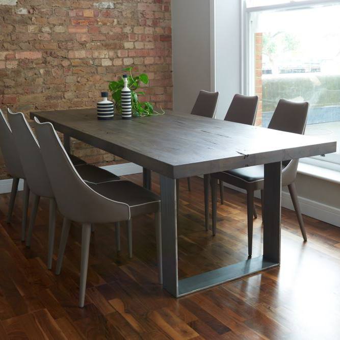 metal dining table base