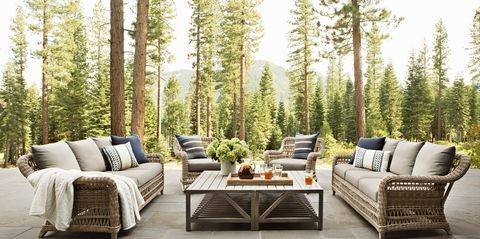 Outdoor fireplaces can be a focal point