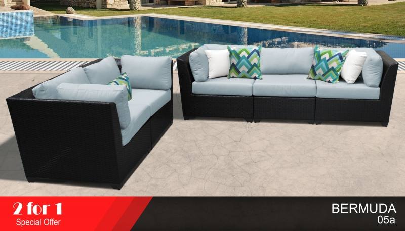 Maze Rattan Bermuda Rattan garden Sofa Set