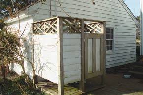 outdoor shower