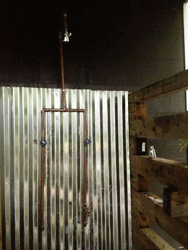 outdoor shower