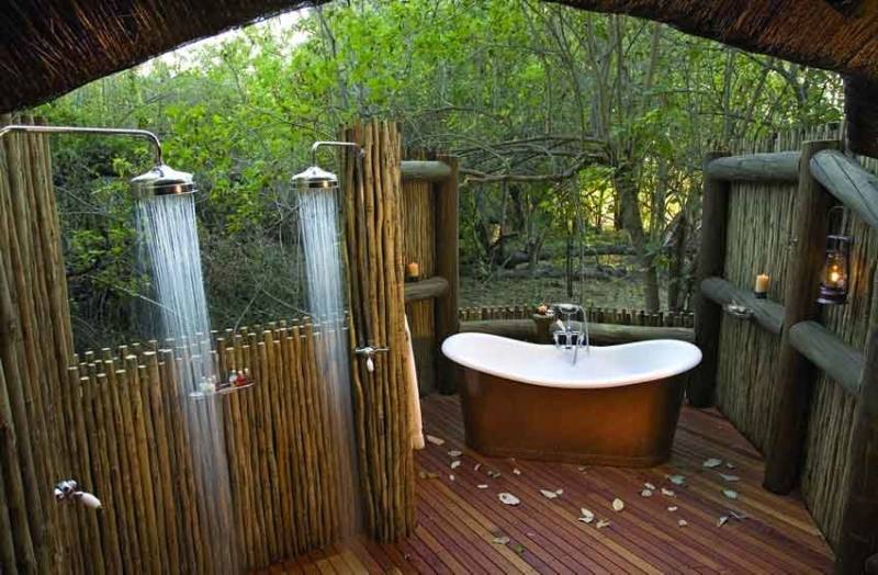 outdoor shower