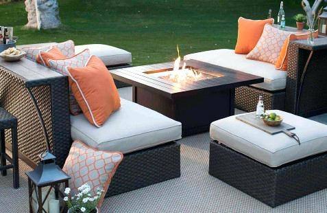 Outdoor living spaces styled by Fenton and Fenton