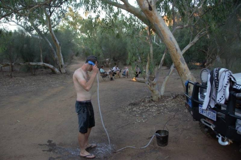 Picture of Automated Solar Hot Water Power Shower Using Black Plastic Pipes