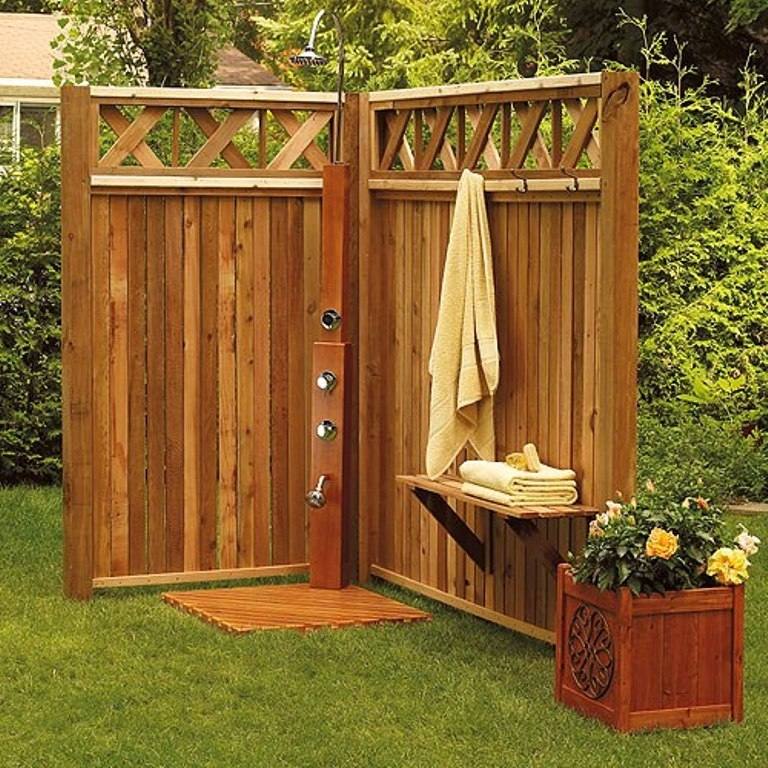 outdoor shower ideas photos simple backyard pictures