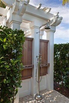 Outdoor Shower on a Fort Lauderdale Beach