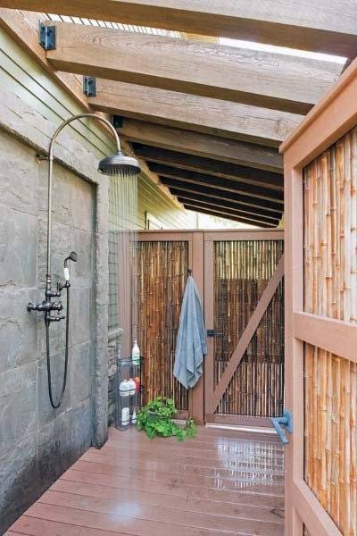 outdoor shower