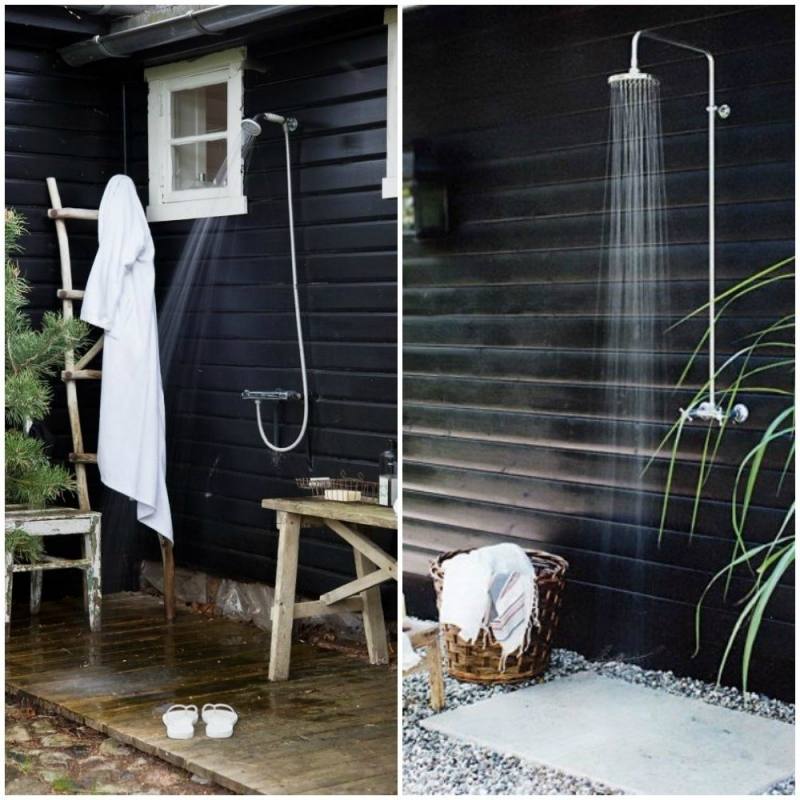 outdoor shower