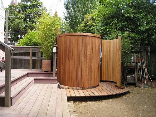 outdoor shower