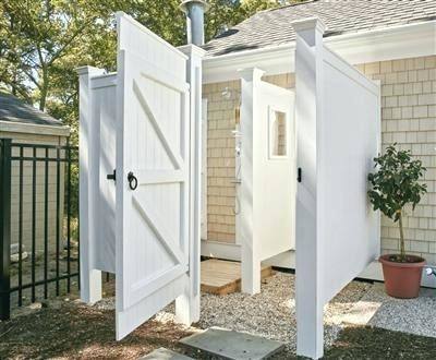 outdoor shower