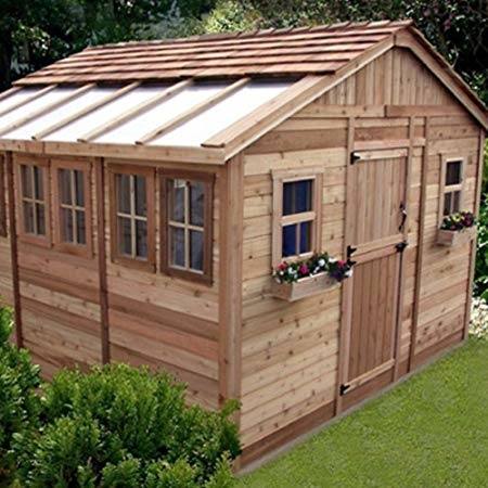 D Wooden Storage Shed