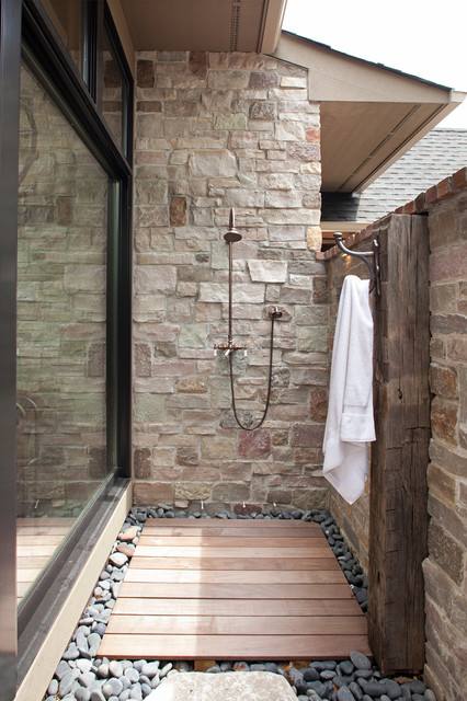 outdoor shower