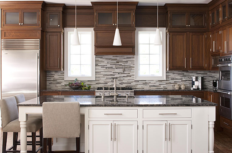 two toned kitchen cabinets