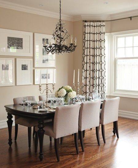 Neutral Dining Table Colors To Small Apartment Room Ideas
