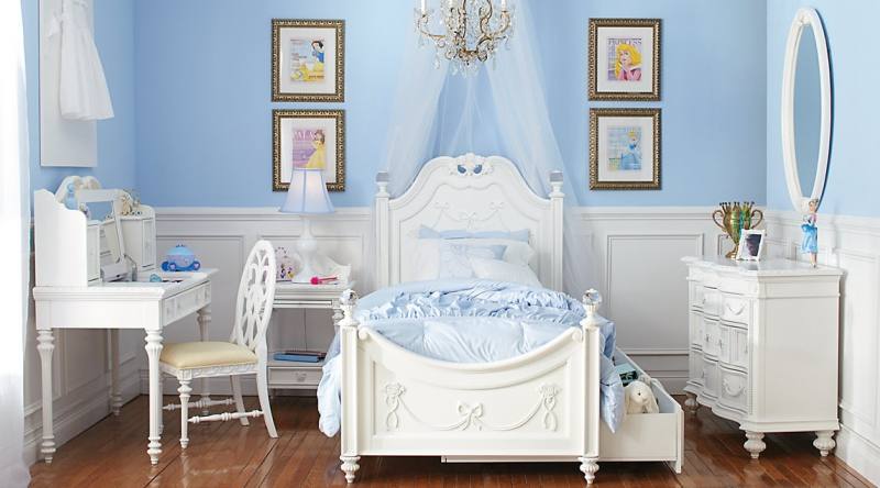 girls canopy bedroom set