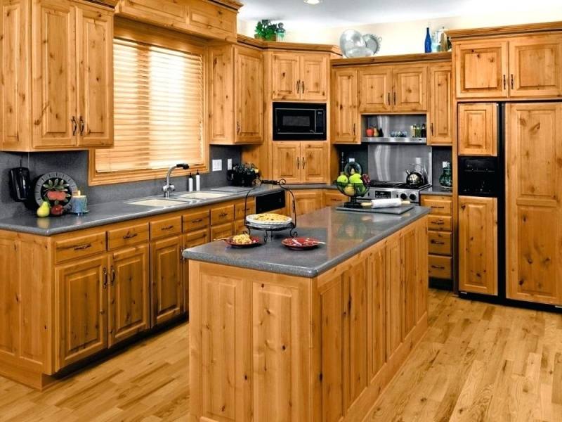 horizontal grained teak kitchen cabinets