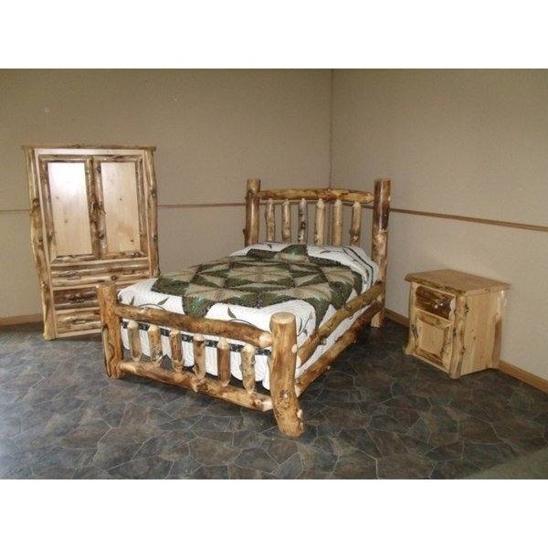 Includes king poster bed,