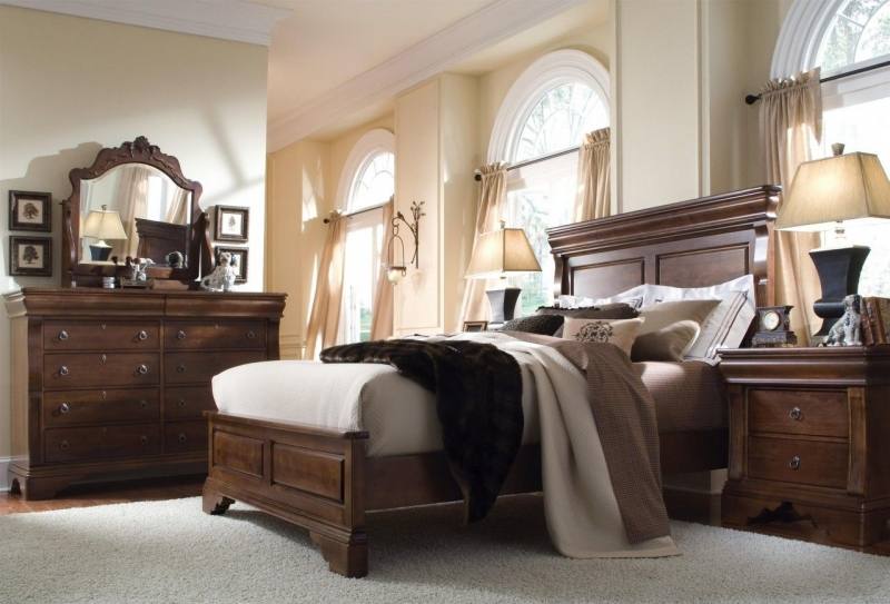 bedroom ideas dark furniture