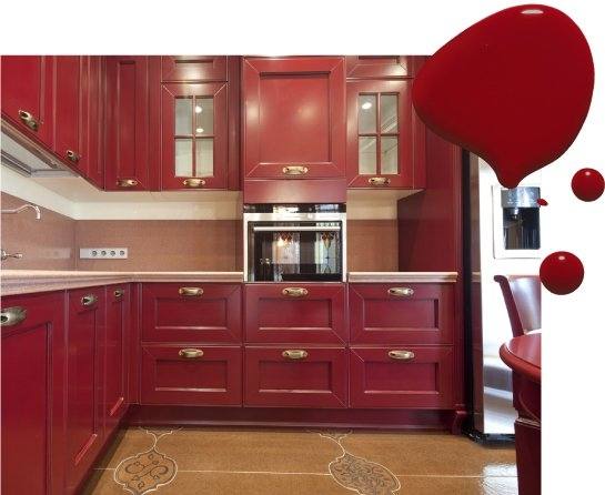 mahogany kitchen cabinets