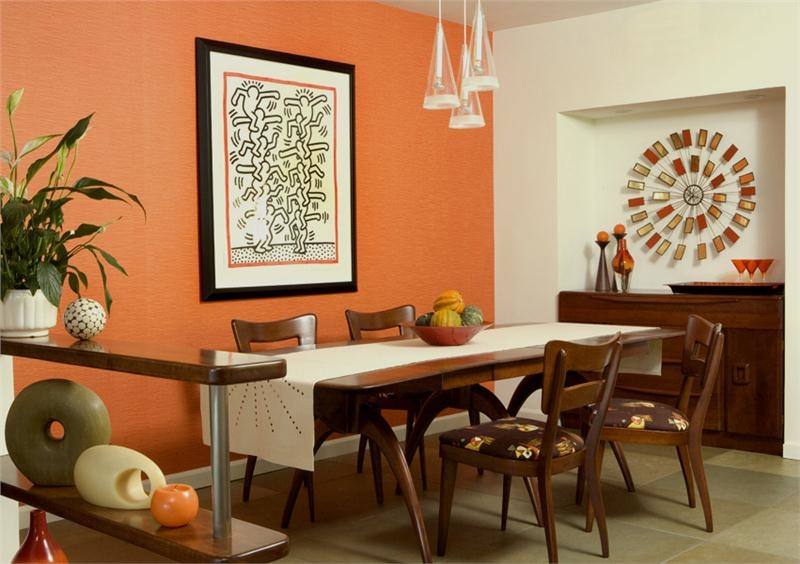 orange room decor orange room ideas orange dining room wall decor