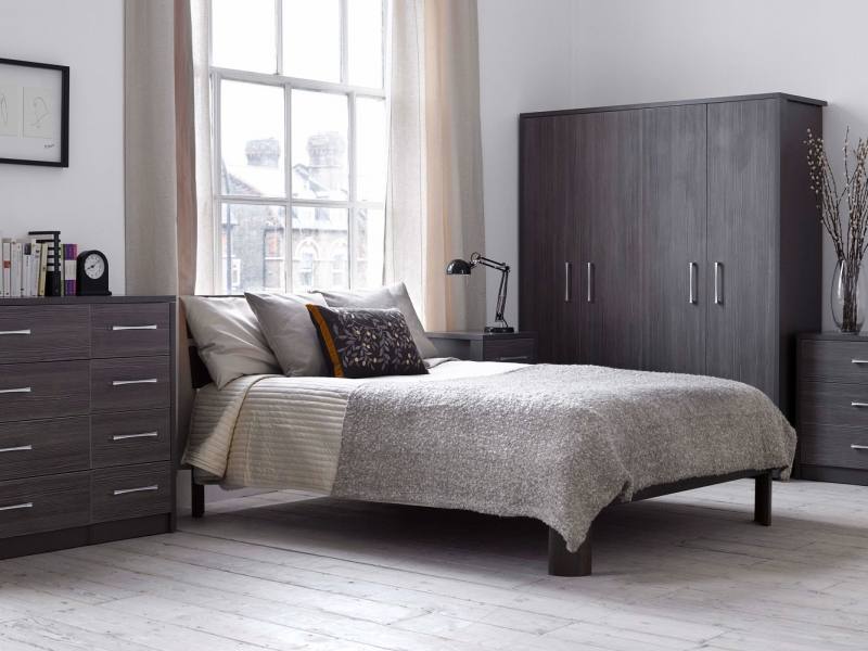 Philippe 5 Piece Queen Bedroom Set, Grey, , large