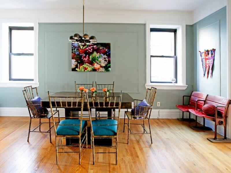 eclectic dining room