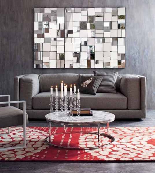 mirror wall decor for living room