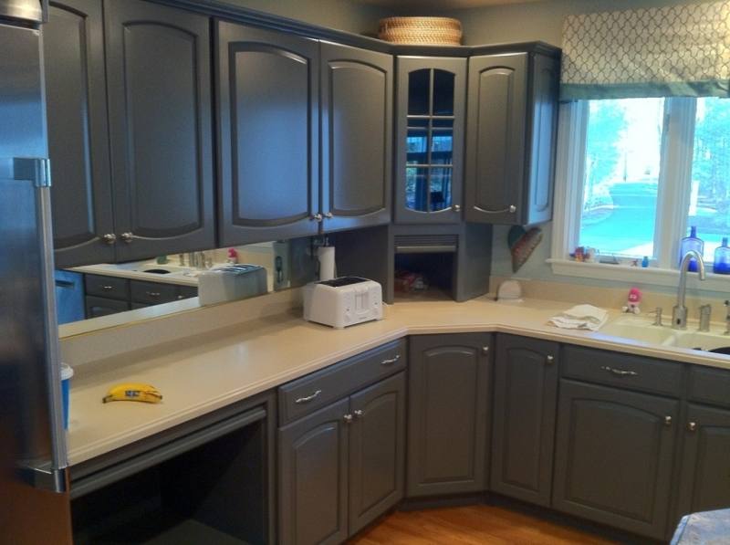 gold kitchen cabinet