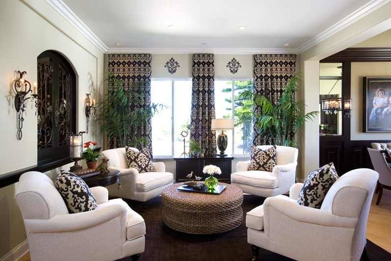 Dining Room, Example Of A Trendy Enclosed Dining Room Design In San Diego With Dark