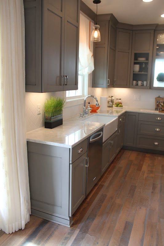 Grey Kitchen Cabinets