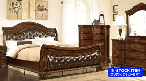 mirrored bedroom sets
