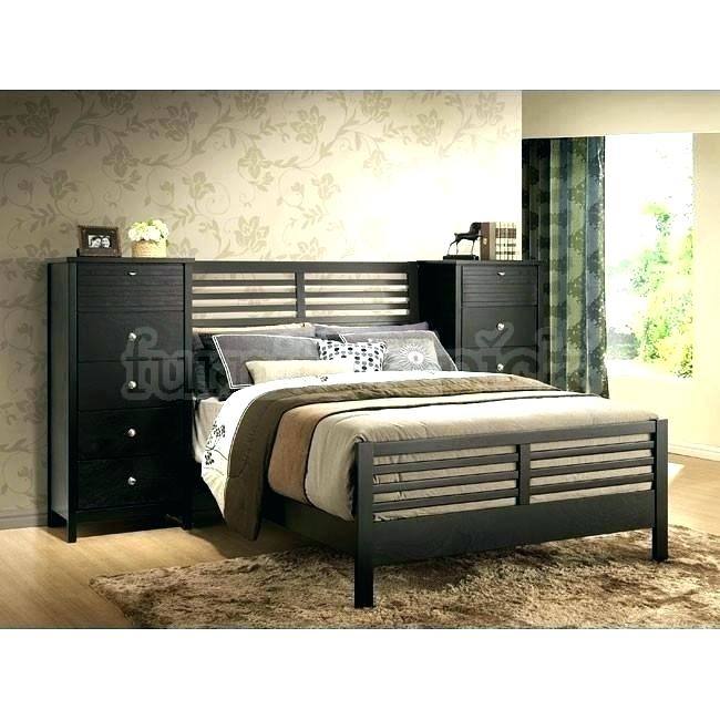 King headboard, nightstand