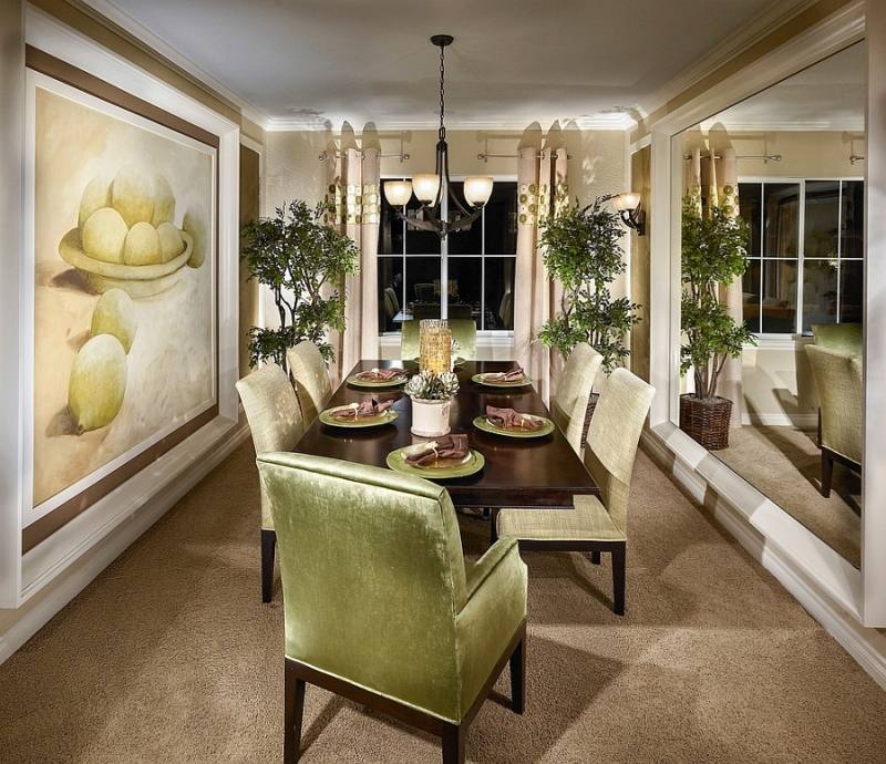 Green Leaves Ideas For Small Dining Room Shocking Interior Design Handmade Premium Material Wonderful Decoration