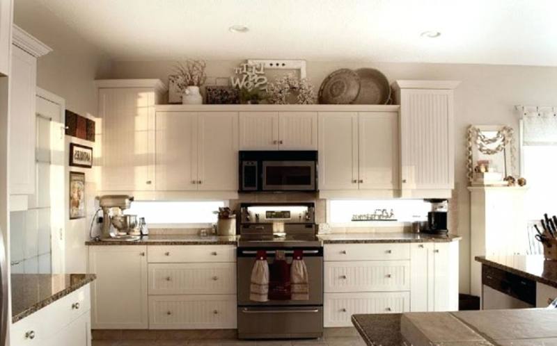 kitchen cabinet decor top