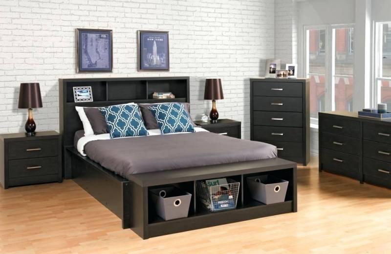 Queen Black Sleigh Bedroom Package