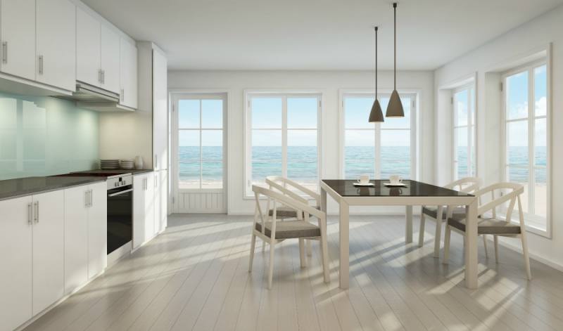 The design style here  is contemporary meets