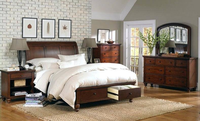 com: 4pc Queen Size Sleigh Bedroom Set Louis Philippe Style in Black Finish: Kitchen & Dining