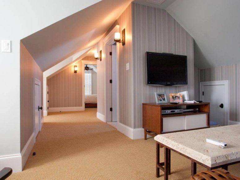 Smaller attic bedrooms