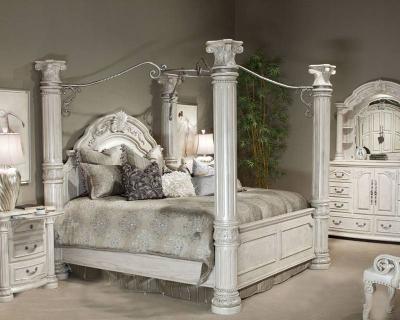 silver bedroom set