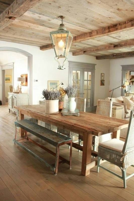 farmhouse style dining room