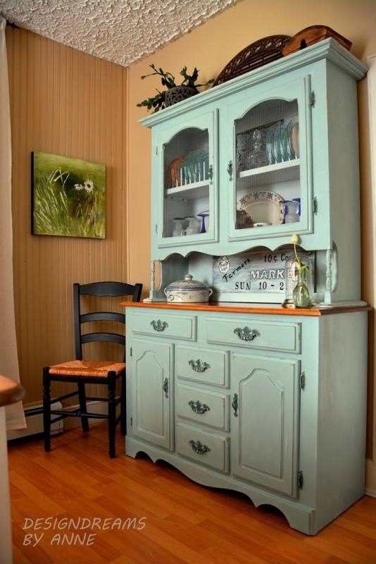 A gorgeous collection of wood and reclaimed wood dining room hutch and buffets