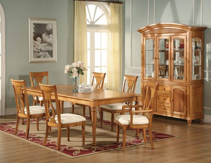 Solid Oak Dining Room Table To Accompany Your Family Dinner : Elegant Oak  Dining Room Table
