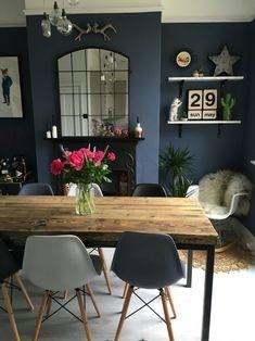 Create a rustic dining room